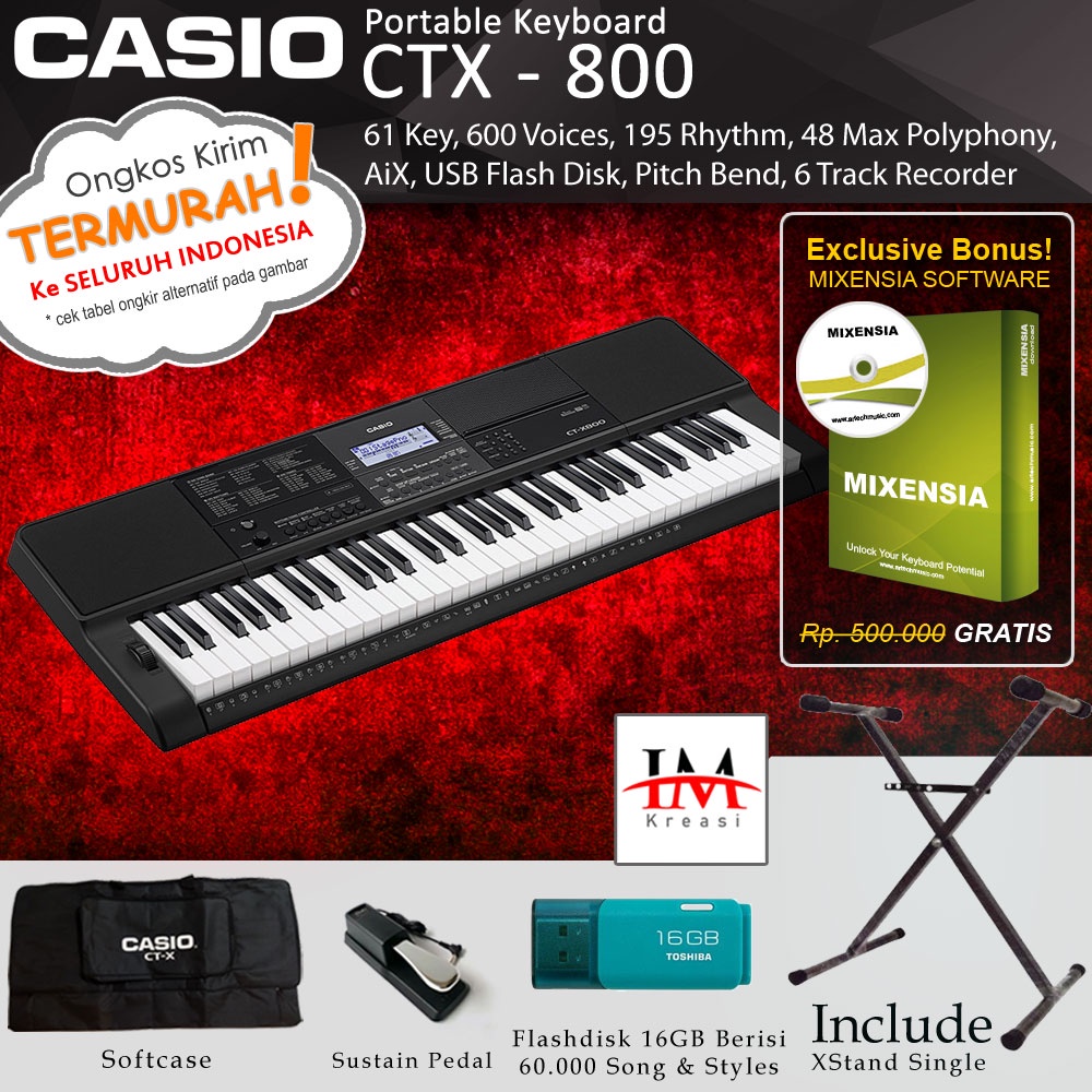 Casio ctx cheap keyboard