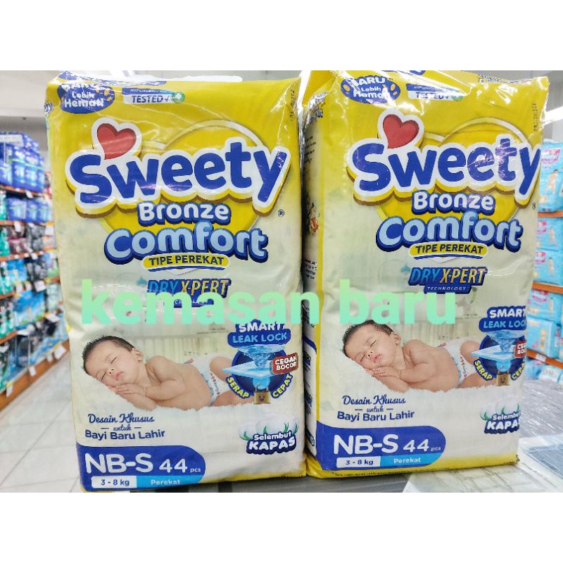 Pampers sweety best sale bronze newborn