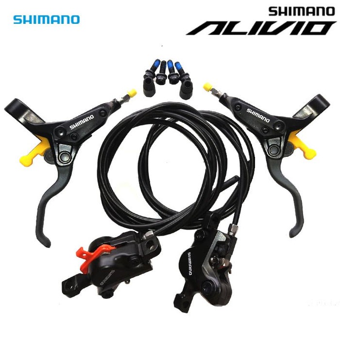 Shimano alivio hydraulic online brake set