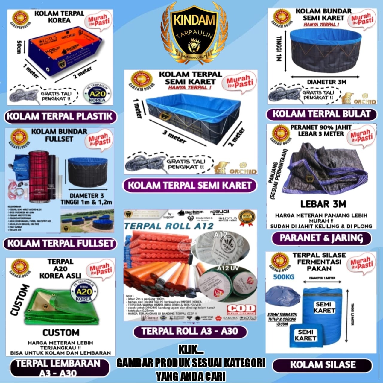 Produk CV KINDAM TERPAL MADIUN | Shopee Indonesia