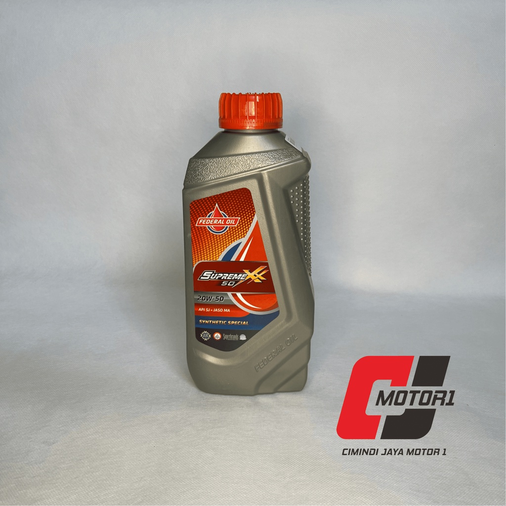 Jual OLI FEDERAL SUPREME XXX 4T 20W-50 SYNTHETIC SPESIAL 800ML OIL MATIC |  Shopee Indonesia