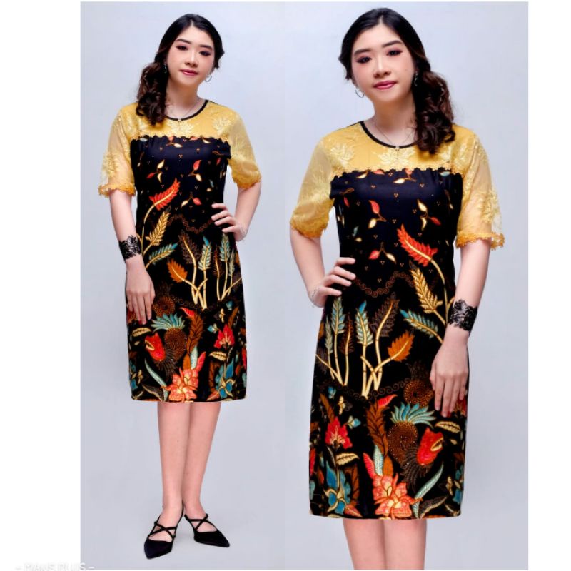 Dress hotsell motif batik