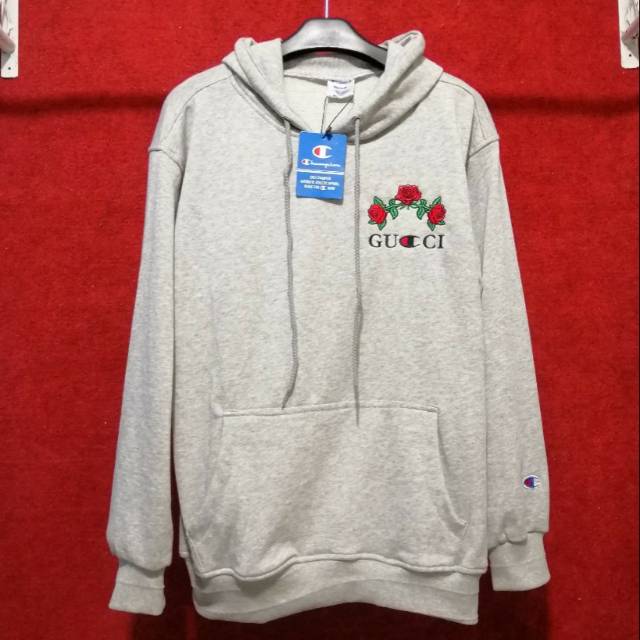 Gucci champion hot sale hoodie original