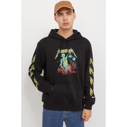 Metallica hoodie and justice clearance for all