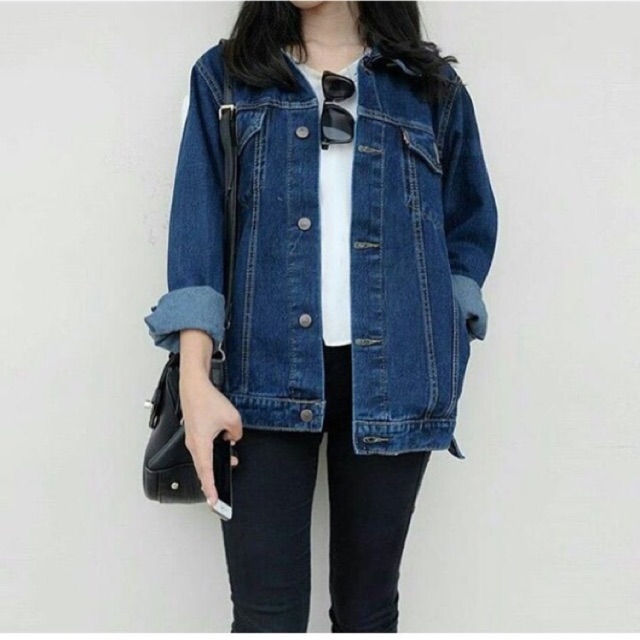 Oversize 2024 jaket jeans