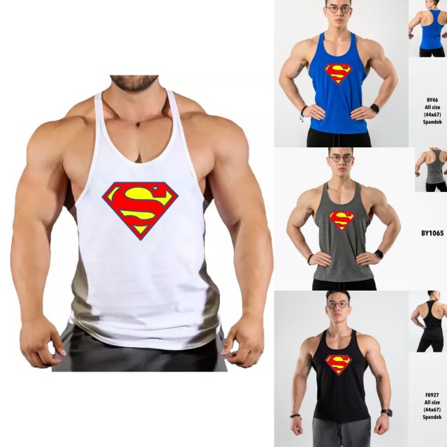 Superman tank top on sale gym