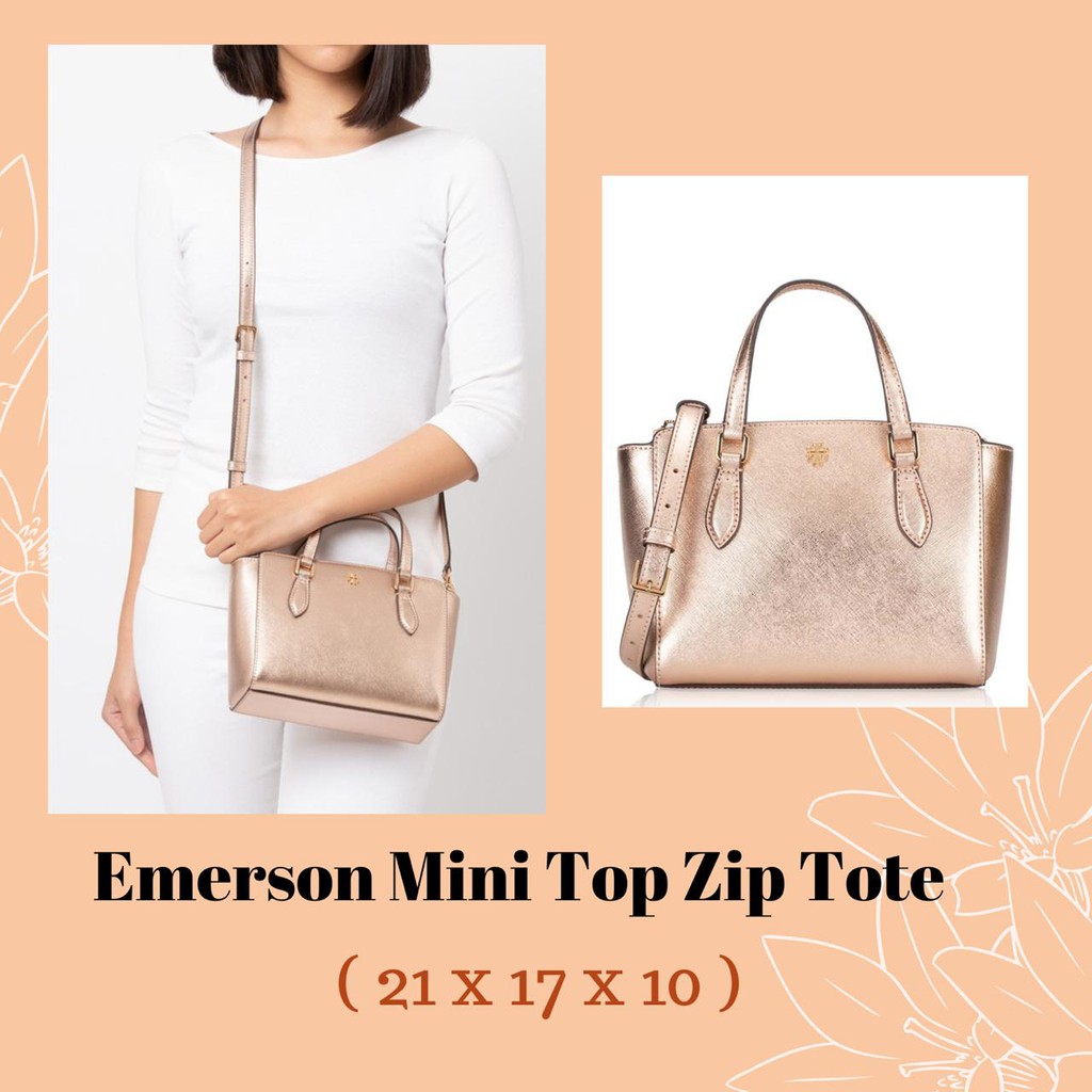 Emerson Mini Top Zip Tote