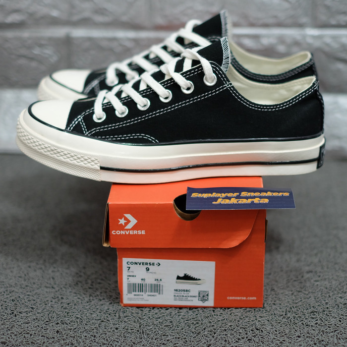 Converse 70s Black Egret Low Original Converse 1970 Chuck 70 BNIB 37