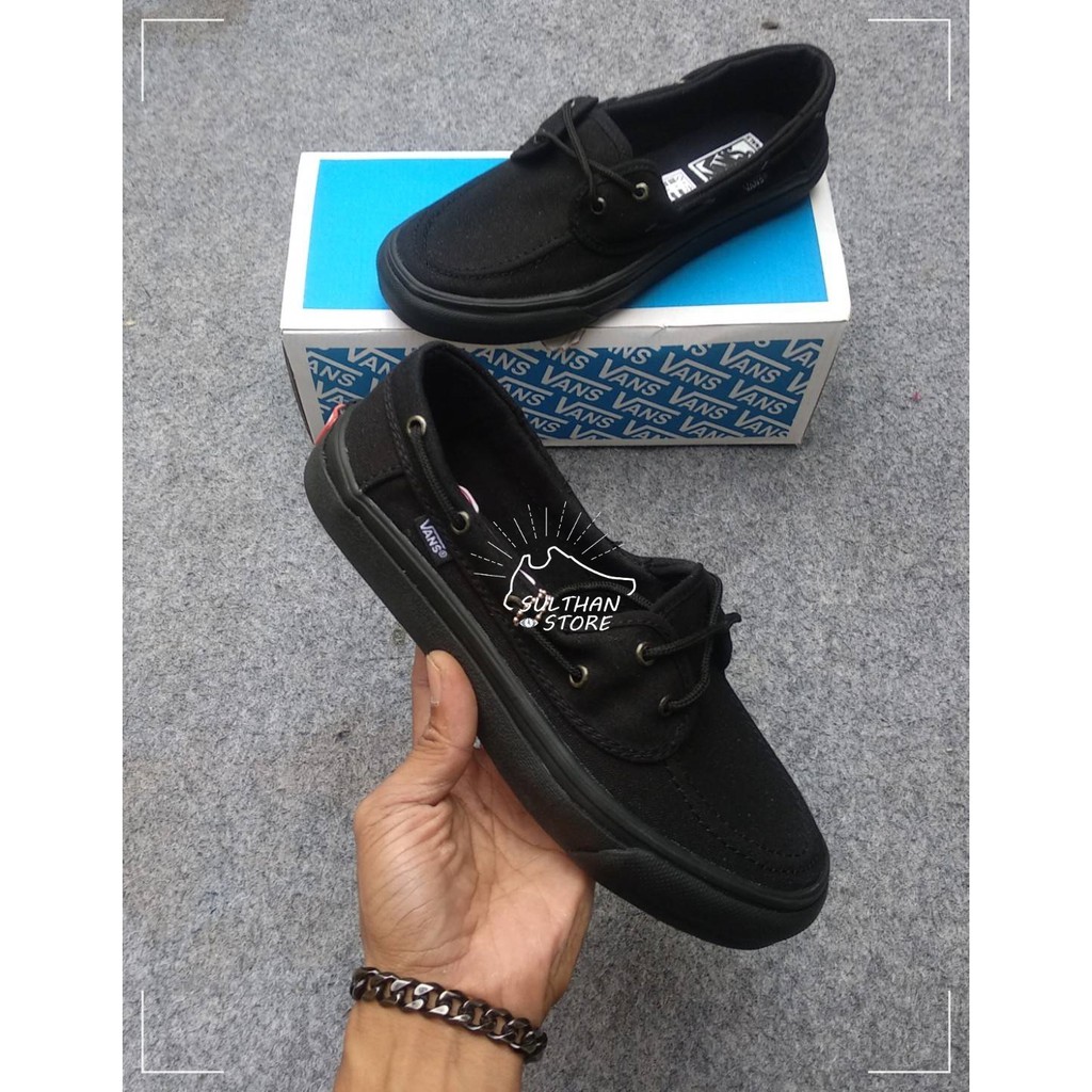 sepatu vans zapato full black
