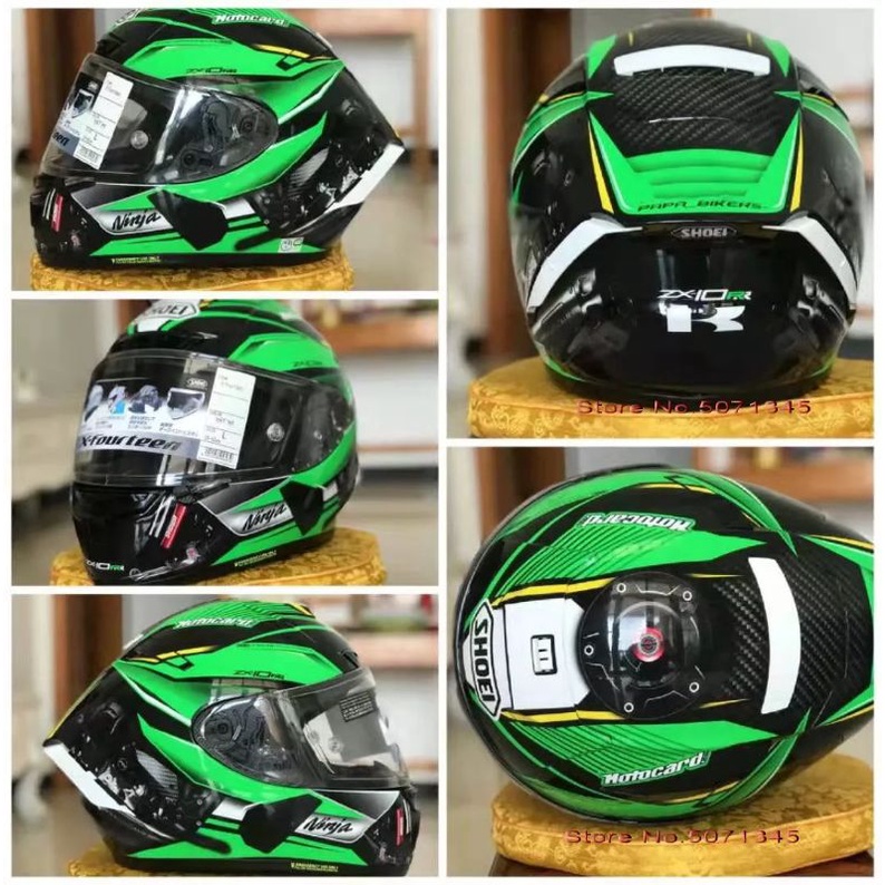 Shoei x14 hot sale kawasaki