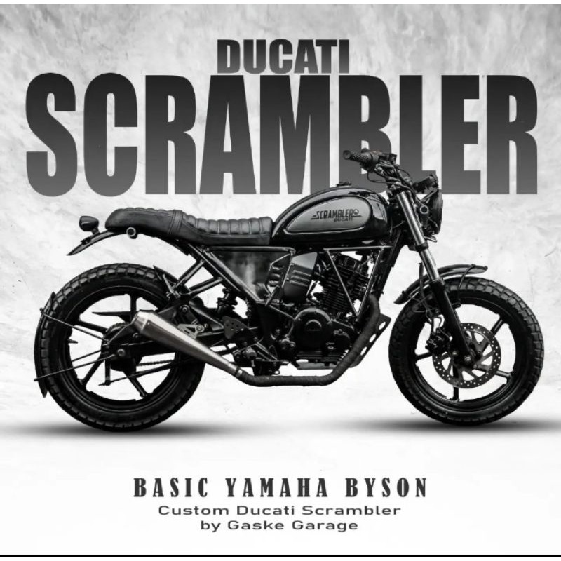 Yamaha byson best sale custom scrambler