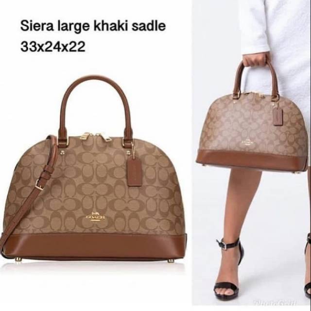 Jual Coach Large Sierra Signature