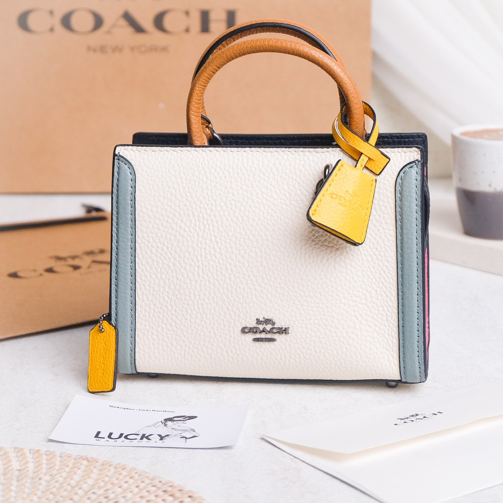 Coach Micro Zoe Crossbody In Colorblock , - Refined