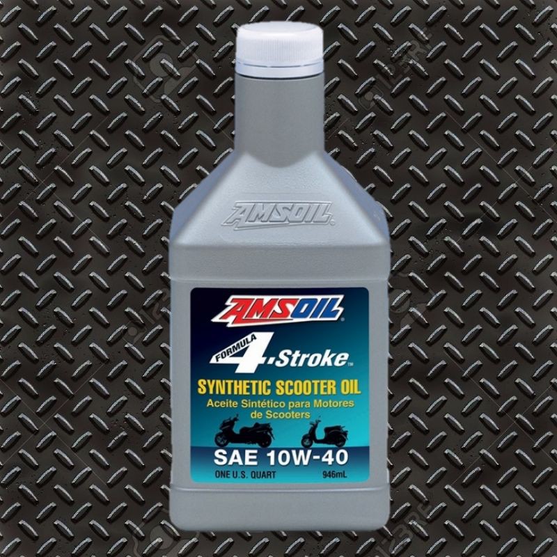 AMSOIL Formula 4-Stroke SAE 10W-40 Synthetic Scooter Oil