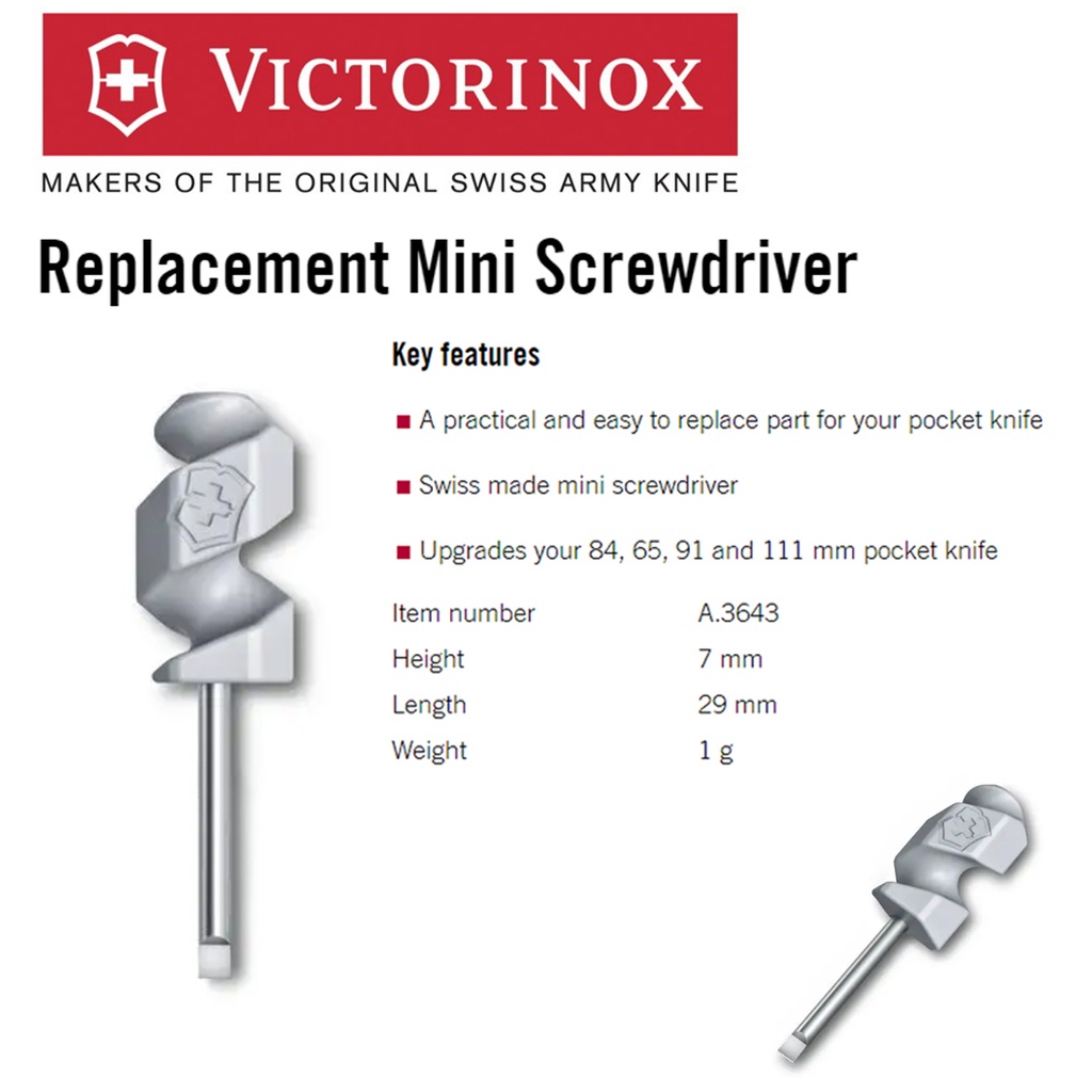 Victorinox Mini-Screwdriver A-3643  Advantageously shopping at