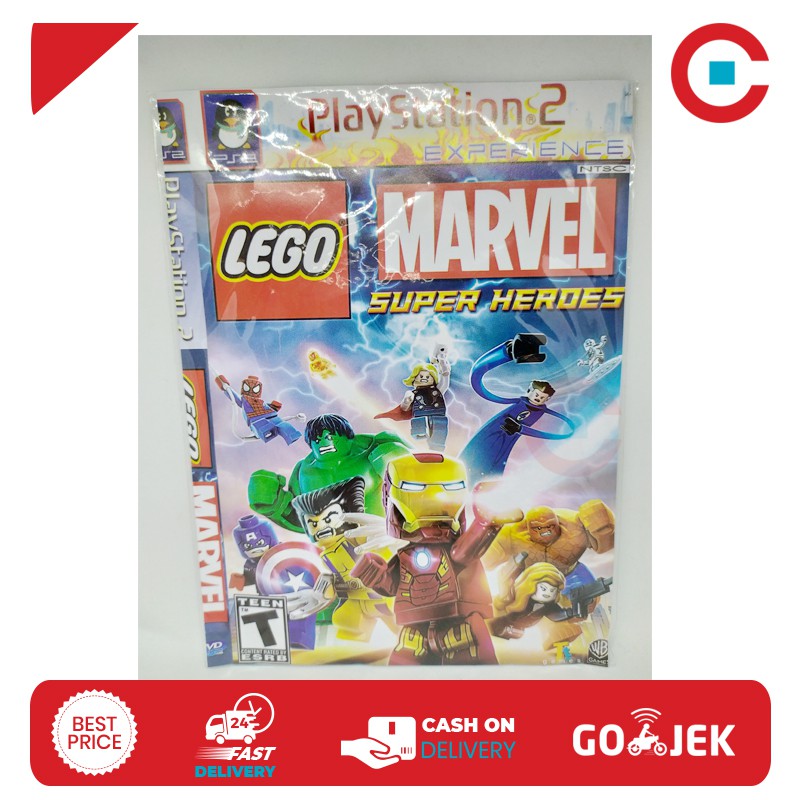 Ps2 Cassete: LEGO Marvel Super Herois