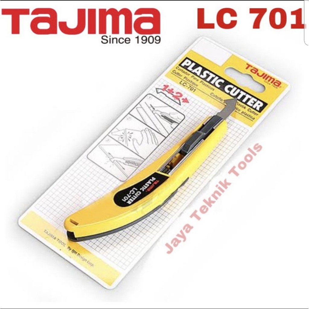 1set Plastic Acrylic Sheet Cutter LC-701 + Spare Blade Knife LB-70A Japan  TAJIMA