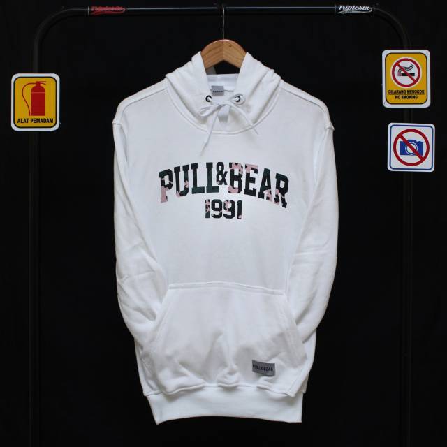 Hoodie pull outlet and bear white