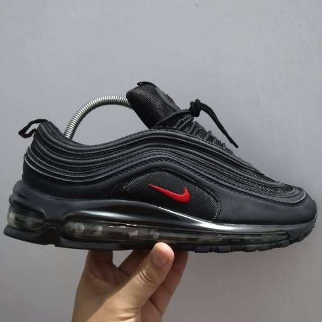 Nike air max clearance 97 black red swoosh