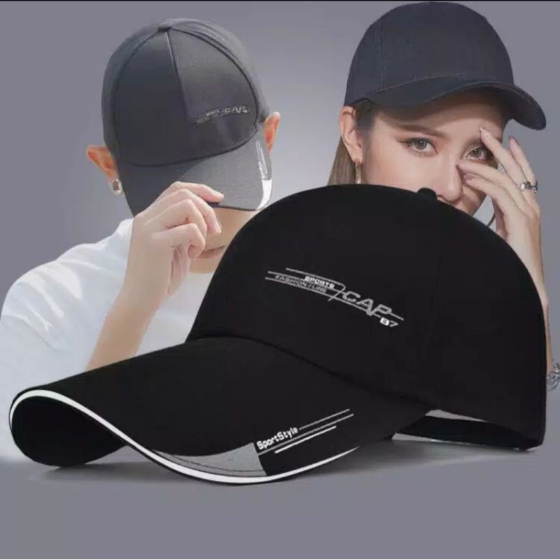 Long best sale visor cap