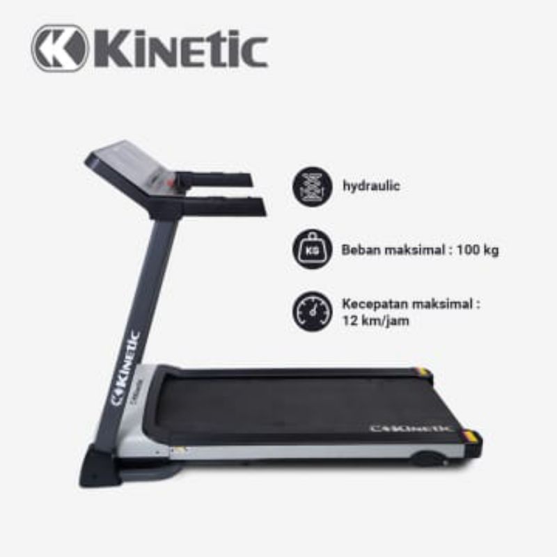 Treadmill kinetic best sale motorized 12p