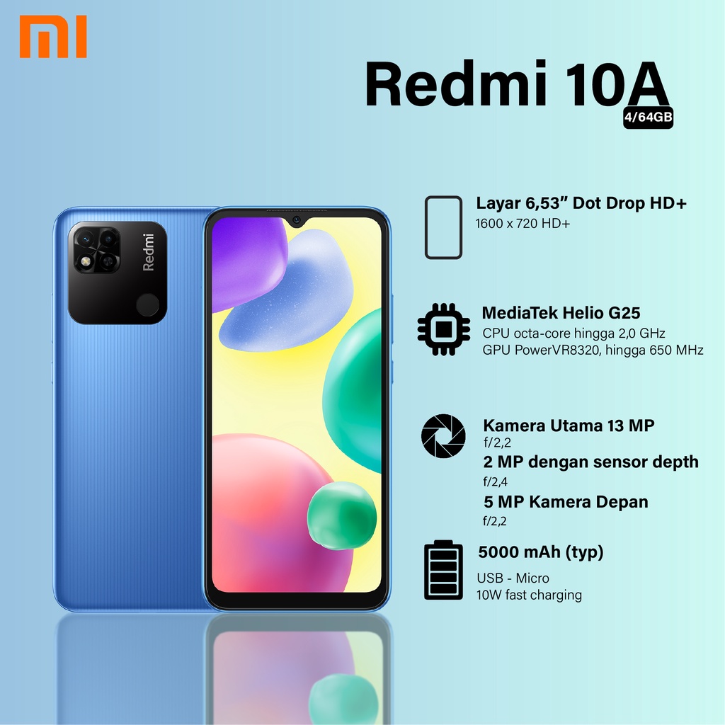 redmi 10a sea blue