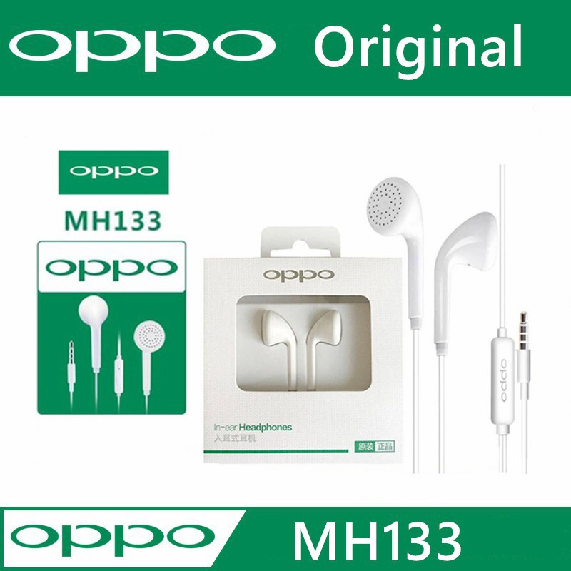 Jual HEADSET OPPO ORIGINAL 99 MIC EARPHONE OPPO ORI MH133