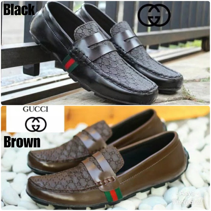 Sepatu slip deals on gucci