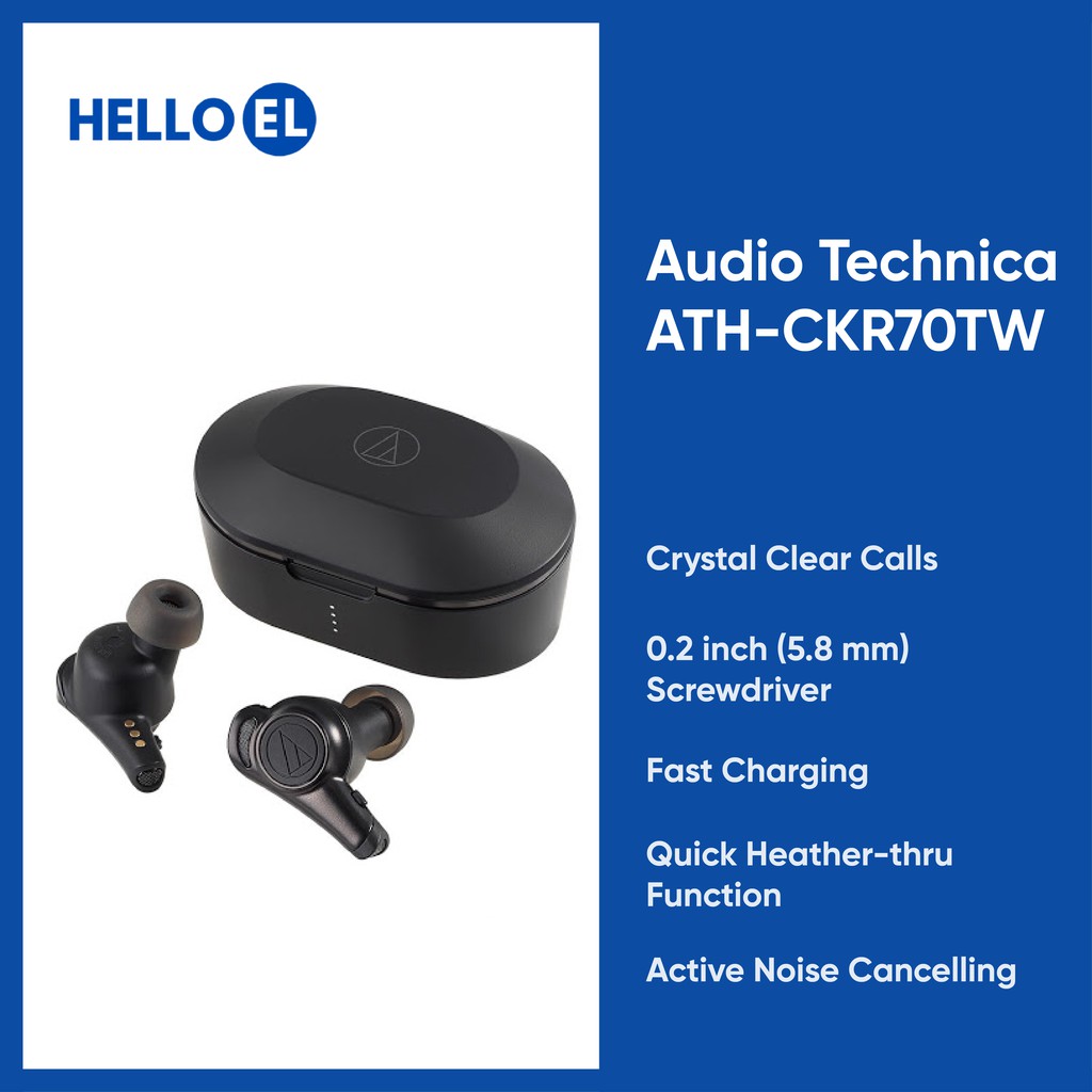 Jual Baca Deskripsi DP Audio Technica ATH CKR70TW True Wireless