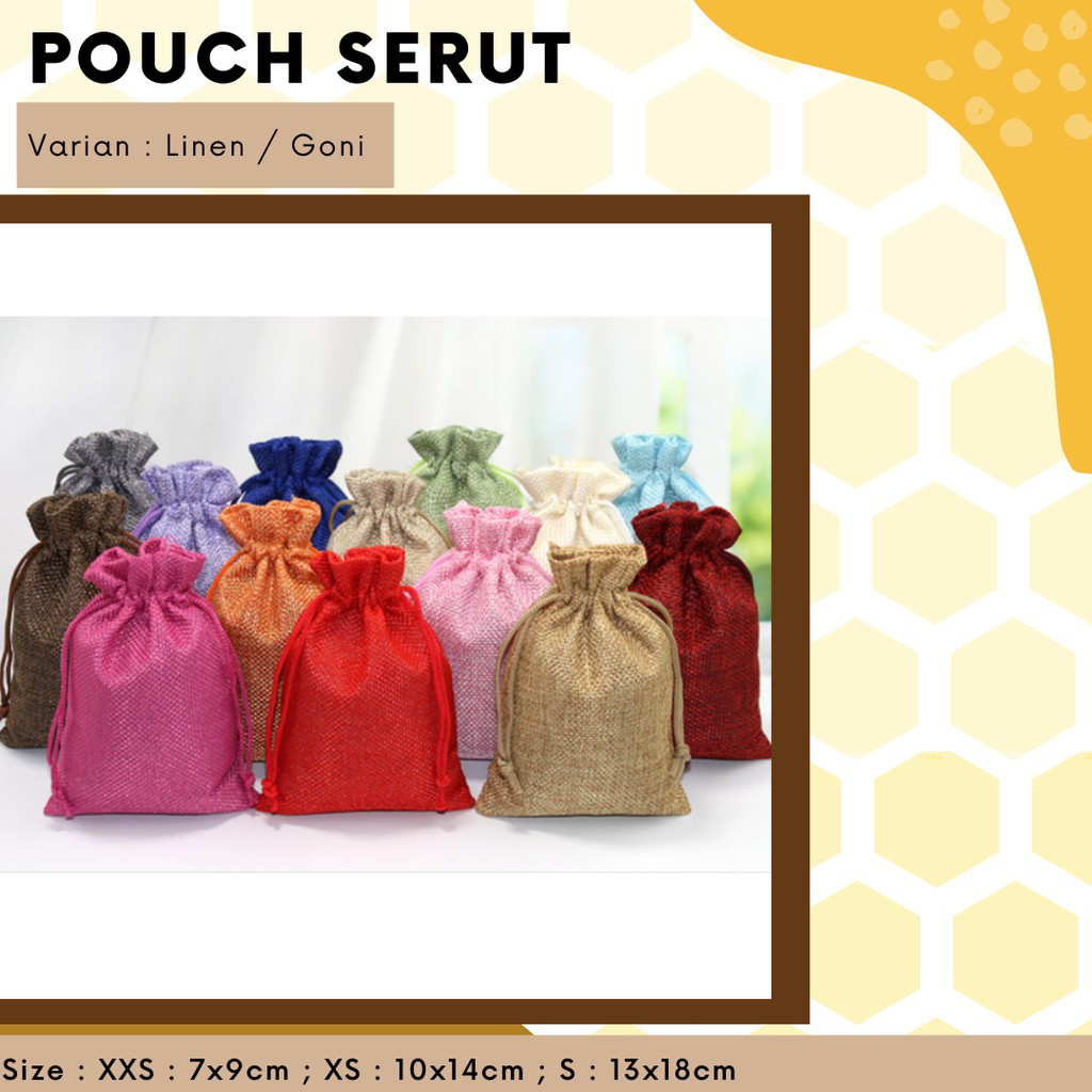 Pola pouch online serut