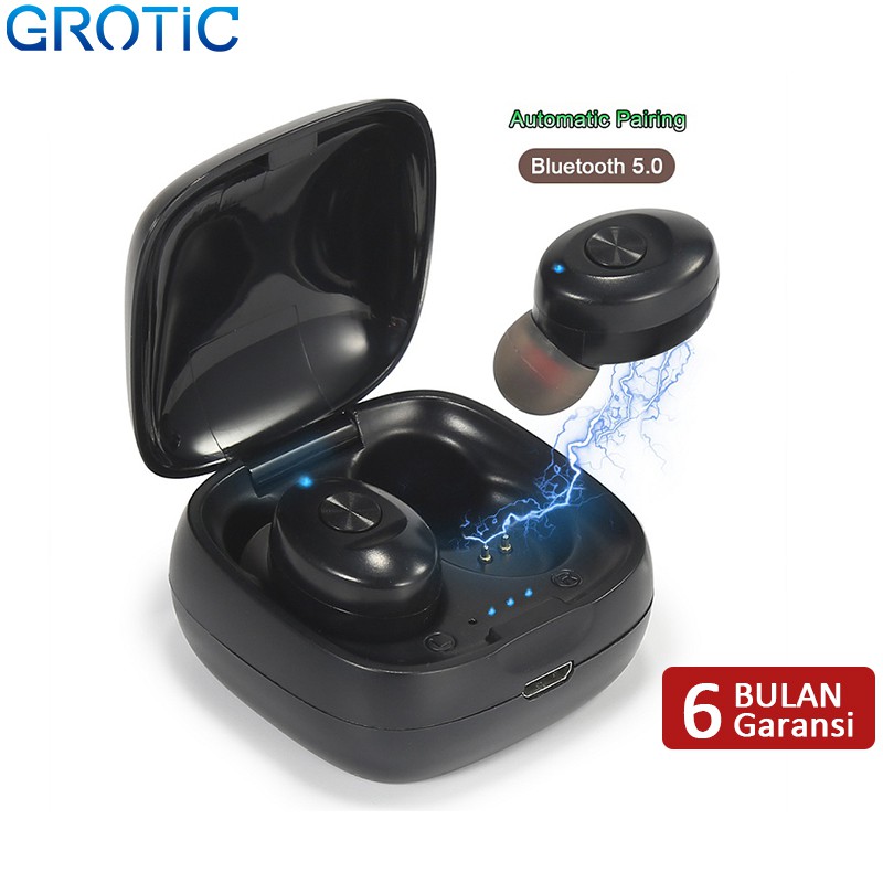 Jual TWS Headset Bluetooth 5.0 GROTIC XG12 Earphone Wireless Mini