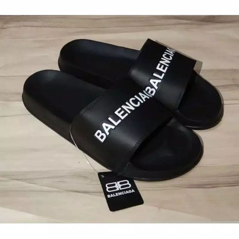 Jual SENDAL SLOP PRIA BALENCIAGA SANDAL SLIDE KUALITAS IMPORT