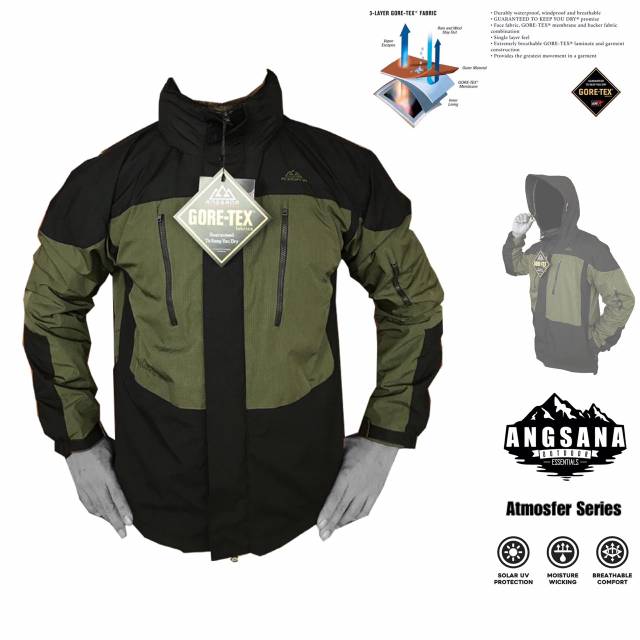 Jaket waterproof store and windproof