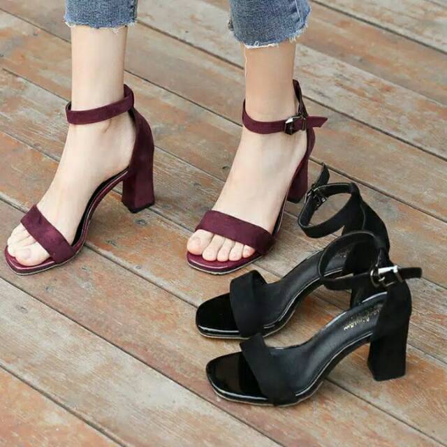 Sepatu heels sale shopee