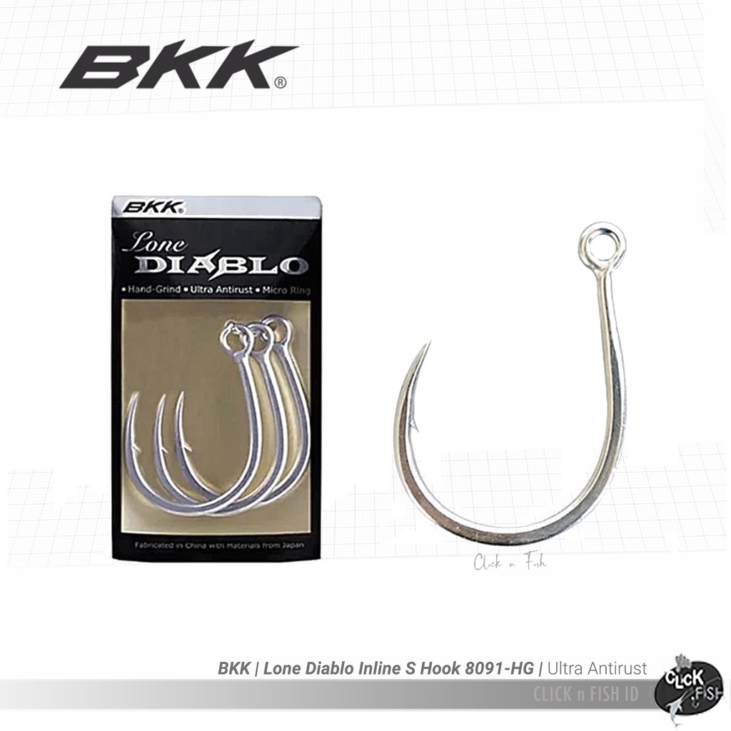Jual Kail BKK  Lone Diablo Inline S Hook 8091-HG Award winning