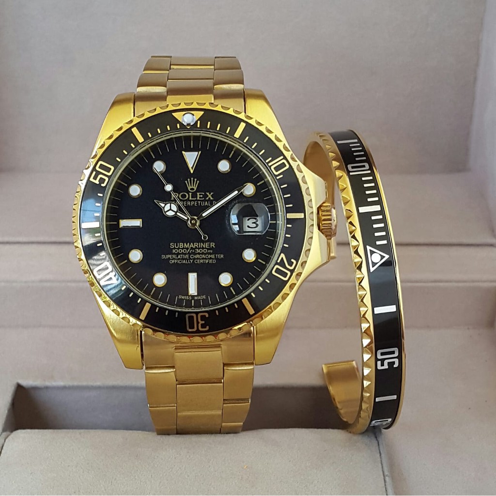 Jual COD Jam Limited Edition Rolex Submariner Premium Gold