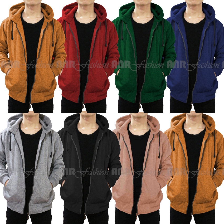 Jaket hoodie clearance zipper