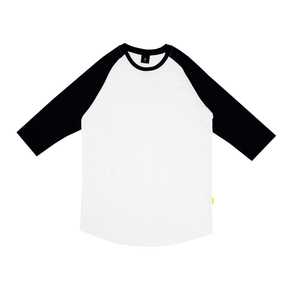 Black best sale white raglan