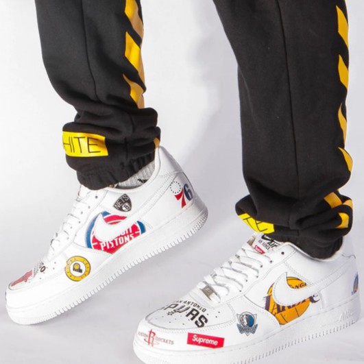 Air force 1 supreme cheap nba low