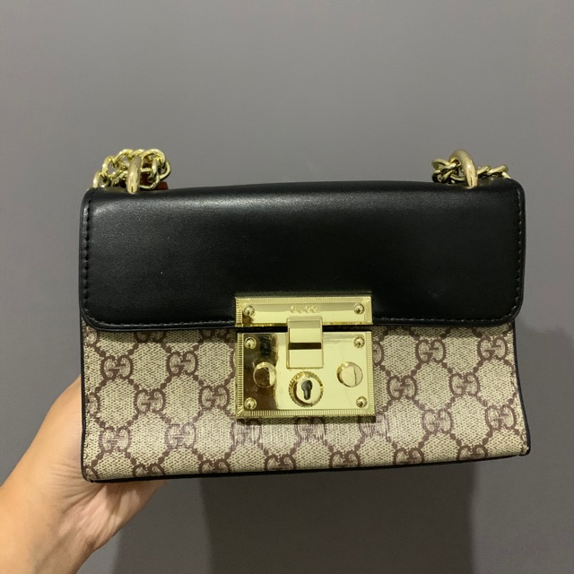 Tas gucci bag gucci padlock pad lock gucci guci tas selempang tas rantai GC