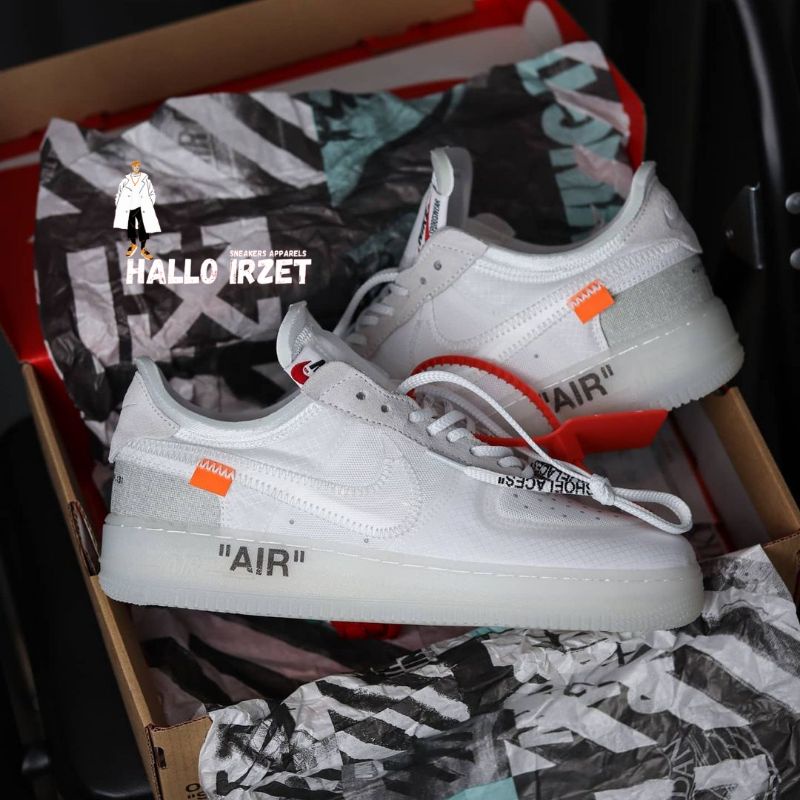 Harga nike air 2024 force 1 off white