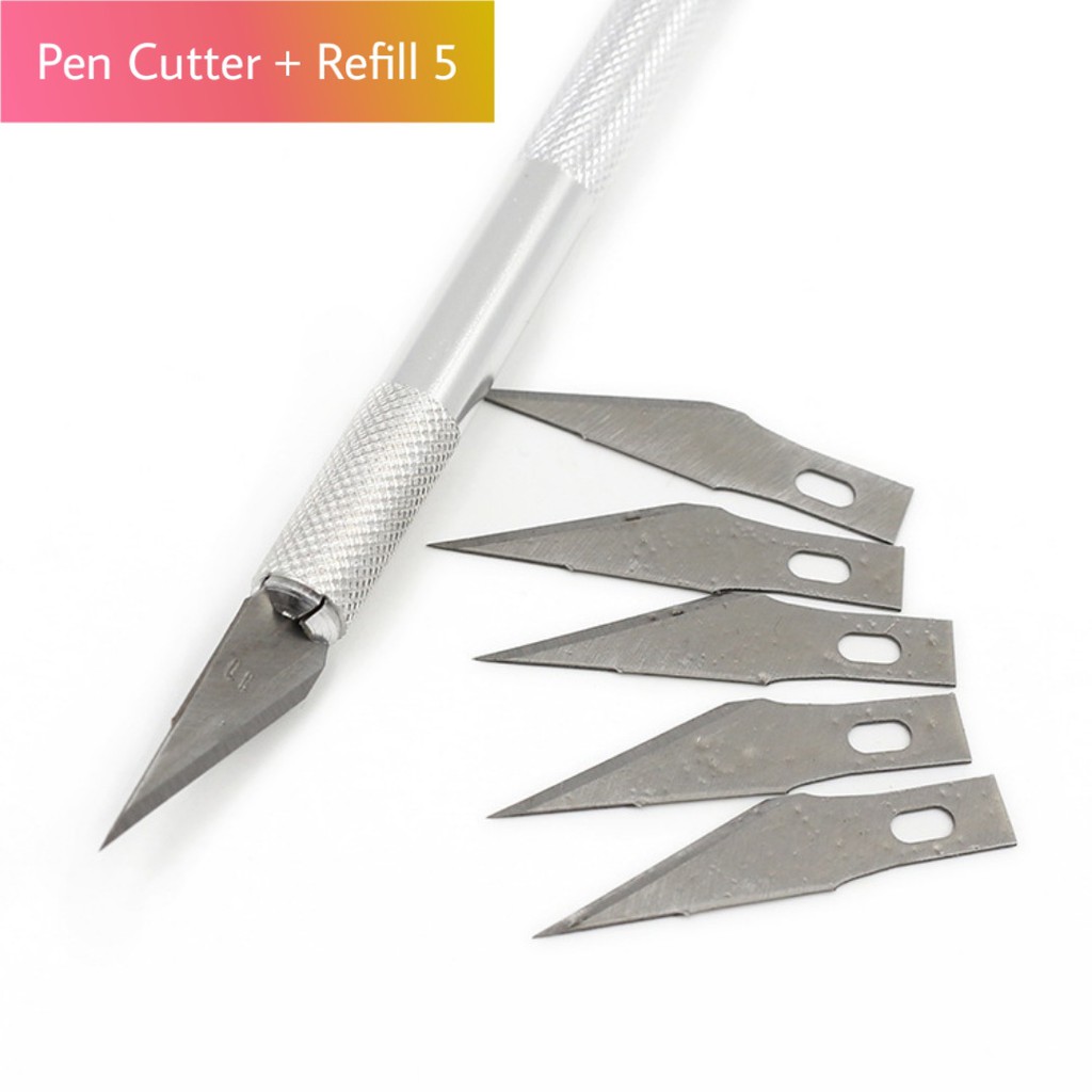 Jual PRECISION ART KNIFE PEN CUTTER HOBBY CARVING CRAFT PISAU KERAJINAN -  Kota Tangerang Selatan - Ea Store