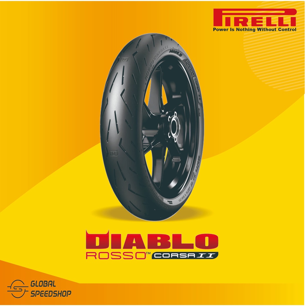 Jual Ban Pirelli Diablo Rosso Corsa II 90/80 Ring 14 F/R Soft ...