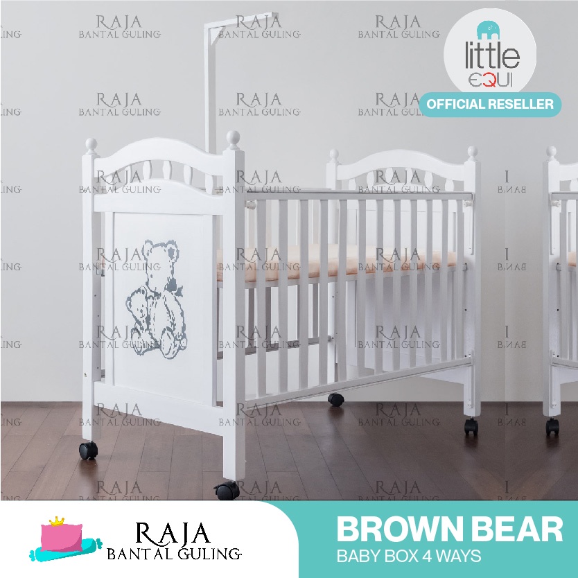 Jual BABY BOX LITTLE EQUI - BROWN BEAR - 4 WAYS - (Tempat Tidur
