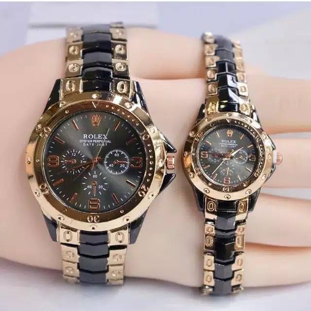 Jual Harga Couple Jam Tangan Couple Pria Wanita Rolex Angka