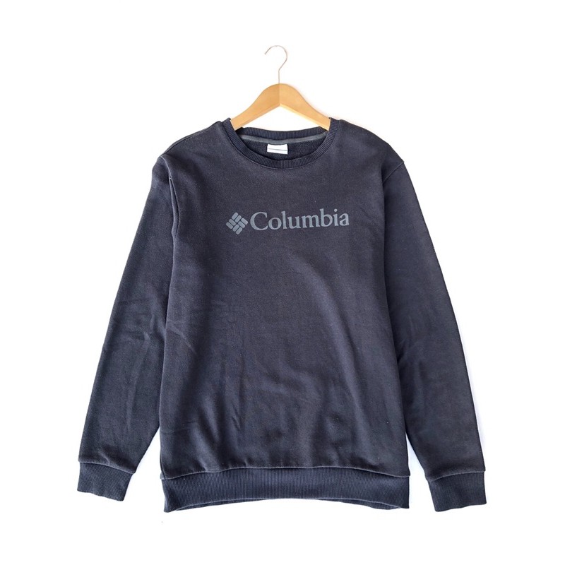 Columbia Chest Logo Sweatshirt In Gray