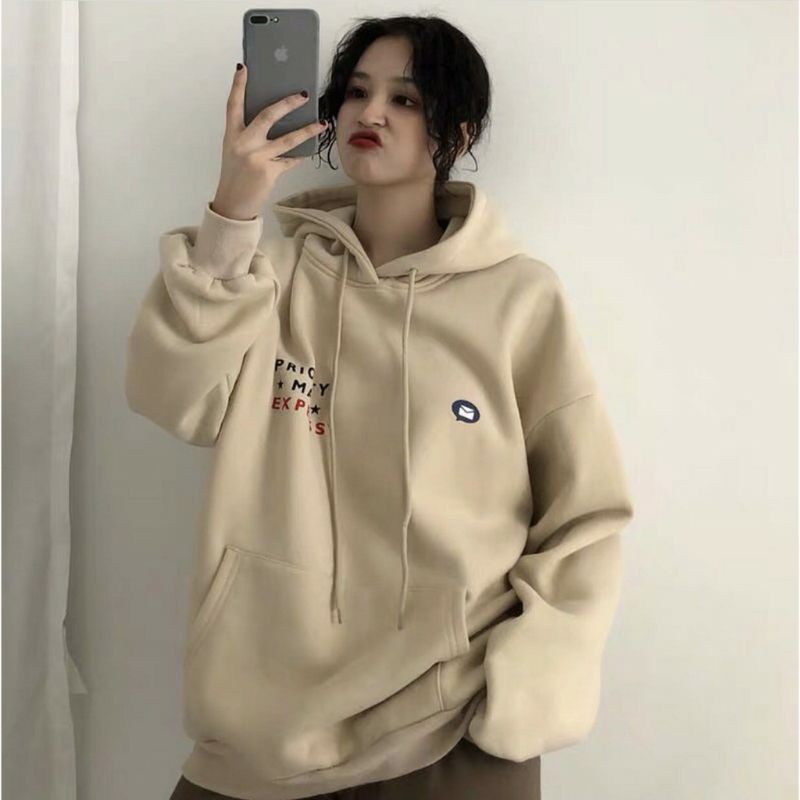 Hoodie oversize wanita online korea