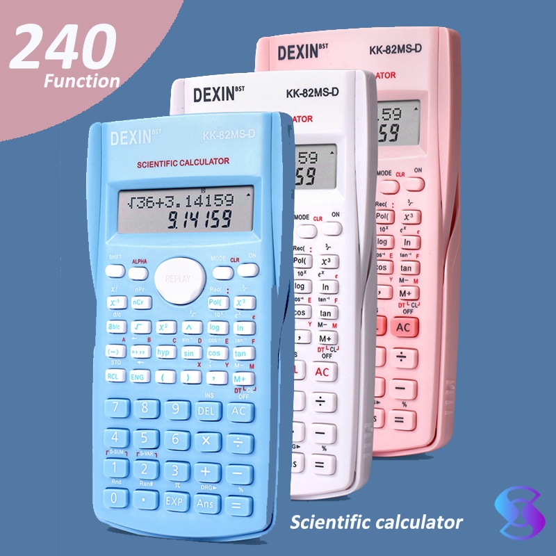 CALCULATRICE SCIENTIFIQUE 240 FONCTION DEXIN KK-82MS-B