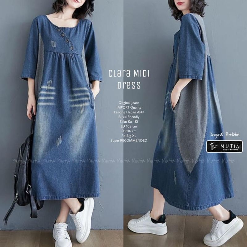 Midi dress clearance shopee