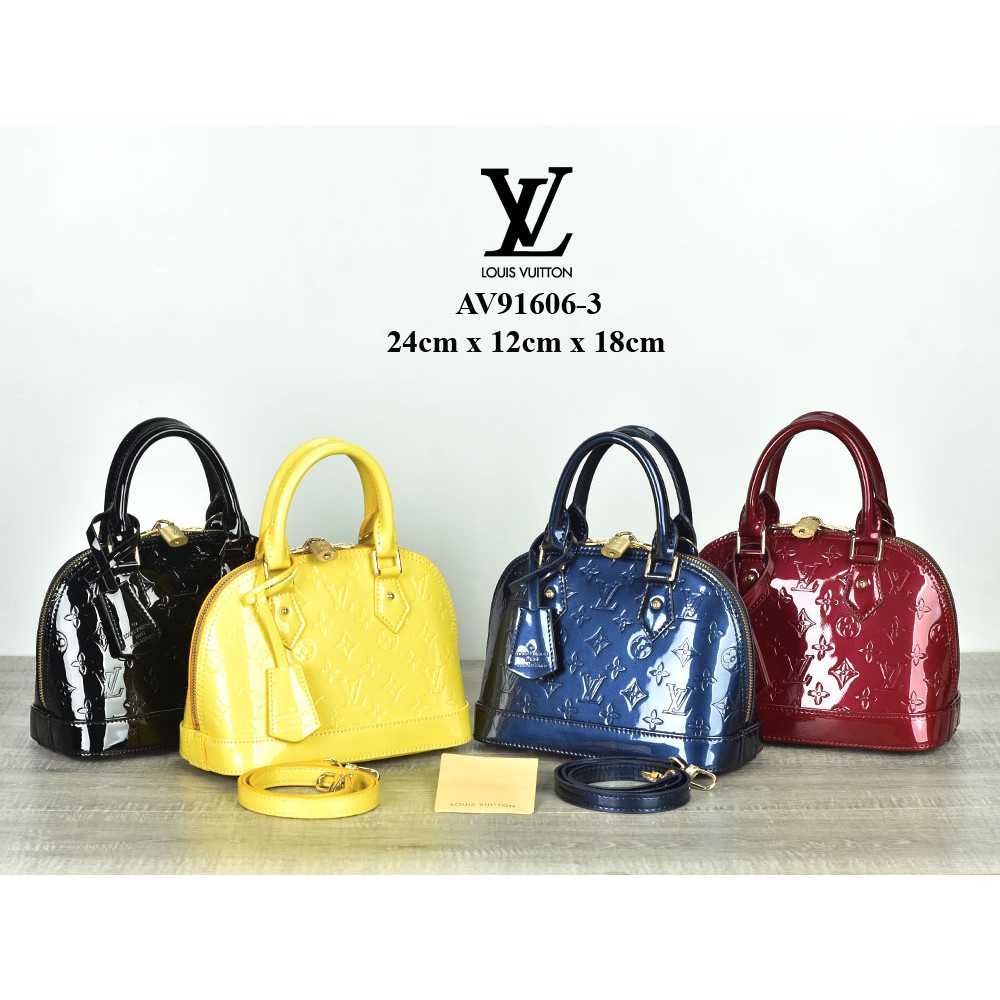 Tas LV Louis Vuitton Alma BB Calfskin Embroidered with Monogram Motif,  Barang Mewah, Tas & Dompet di Carousell